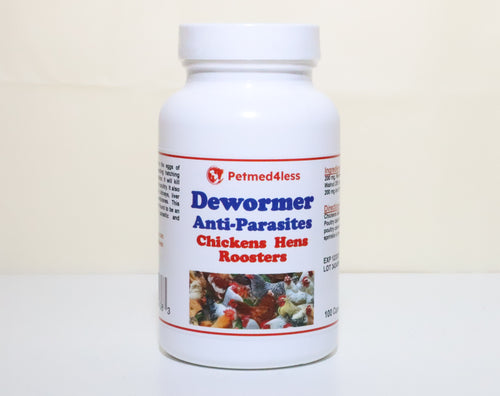 ELIMINA LOS PARASITOS INTESTINALES EN POLLOS Y GALLINAS - Desparasitante matador de gusanos y sus huevos de gallos y pollos MADE IN USA