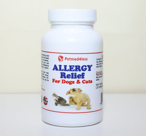 ALLERGY CARE FOR PETS - 120 Capsules - Natural Supplement for Pet - Made in USA