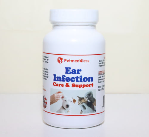 ELIMINA LA INFECTION DEL OIDO EN PERROS Y GATOS - ANTIBIOTICO NATURAL PARA LA OTITIS EN MASCOTAS - MADE IN USA