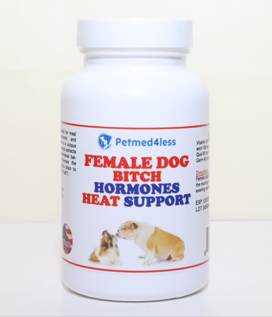 INDUCE HEAT IN DOGS RIGHT AWAY - FEMALE DOG HEAT CYCLES SUPPORT - MADE IN USA