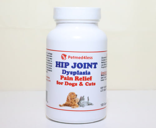 HIP JOINT STOP PAIN FOR DOGS & CATS - hip dysplasia , arthritis or other osteoarthritis - MADE IN USA