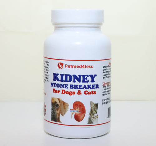 KIDNEY STONES BREAKER FOR DOGS & CATS - 100% NATURAL - MADE IN USA