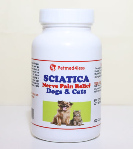 PARAR LOS DOLORES DEL NERVIO CIATICO EN PERROS Y GATOS - MADE IN USA