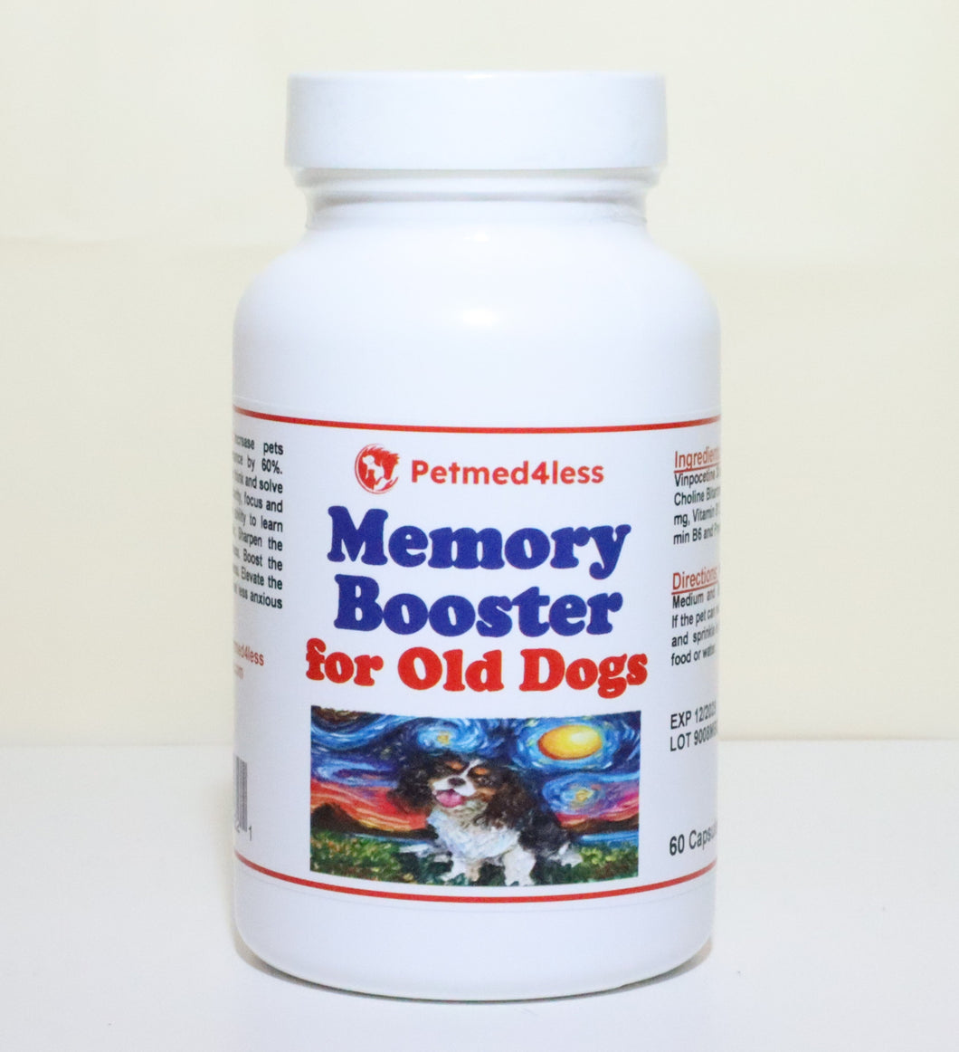 REFUERZO CEREBRAL EN PERROS - Memoria, Concentracion & Alerta mental mascotas - MADE IN USA