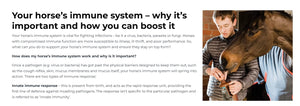 INCREASE IMMUNE LEVELS IN EQUINES - SUPER BOOSTER FOR HORSES - TREAT & PREVENT - MADE IN USA