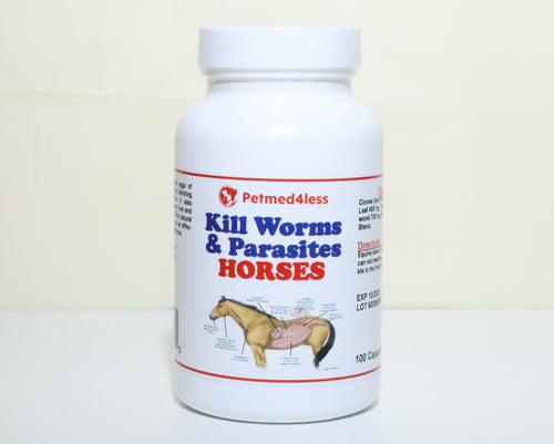 ELIMINA PARASITOS Y GUSANOS INTESTINALES EN CABALLOS  - mata parasitos & gusano en caballos - Made in  USA