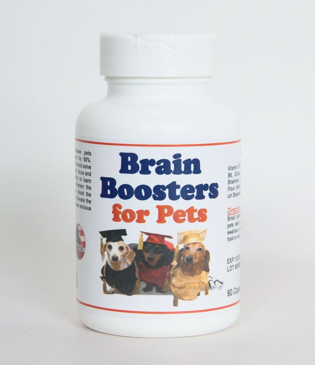 BRAIN BOOSTERS FOR PETS - Memory, Concentration & Alertness for pets