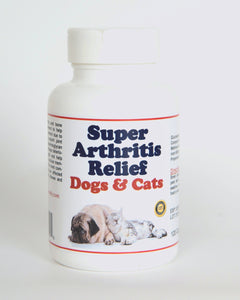 ARTHRITIS RELIEF PAIN FOR PETS (DOGS & CATS) - MADE IN USA 120 CAPS