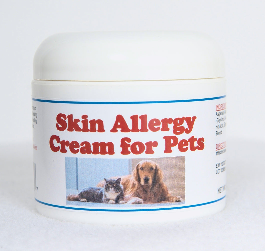 ALERGIAS CREMA EN PERROS Y GATOS - Dermatitis - 4 OZ